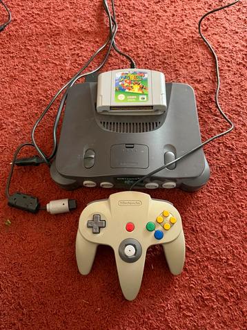  Nintendo 64 + Super Mario 64 + Controller – Retro Topset! beschikbaar voor biedingen