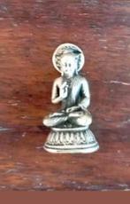 Kleine boeddha zilverkleurig 3,5 cm hoog, Verzamelen, Beelden en Beeldjes, Ophalen of Verzenden, Zo goed als nieuw, Dier