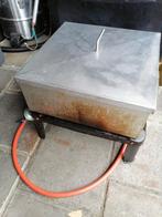 Visbak pan met brander, Ophalen, Gebruikt