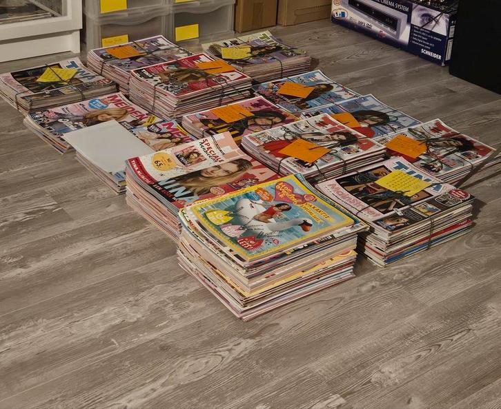 Collectie tijdschriften magazines meiden tina hitkranten, Boeken, Tijdschriften en Kranten, Gelezen, Muziek, Film of Tv, Ophalen of Verzenden
