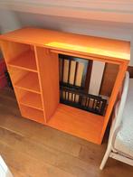 Houten oranje geverfde kledingkast ontwerp montessori, Kinderen en Baby's, Kinderkamer | Commodes en Kasten, 90 tot 105 cm, Kast