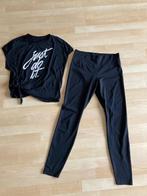 Nike sportlegging L in prima staat, lekker dikke polyester, Zwart, Maat 42/44 (L), Nike, Ophalen of Verzenden