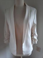 H&M colbert wolwit maat 38, Kleding | Dames, Maat 38/40 (M), H&M, Beige, Ophalen of Verzenden