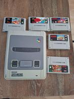 Super nitendo met controllers incl 5 spellen, Spelcomputers en Games, Ophalen, Gebruikt, Overige genres, 1 speler