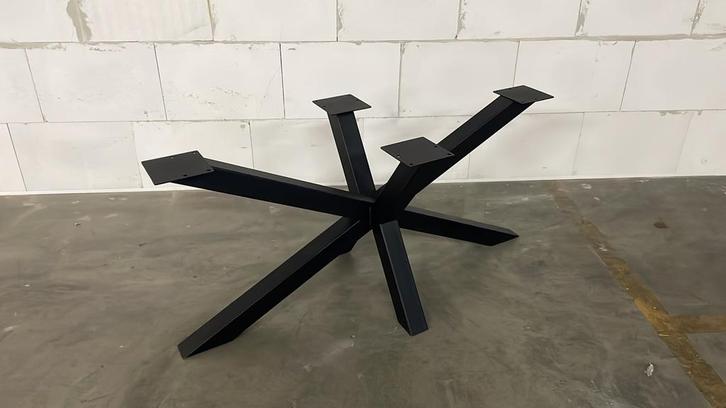 Matrix kruispoot koker 8x8 cm metalen spinpoot zwart ACTIE, Huis en Inrichting, Woonaccessoires | Overige, Zo goed als nieuw, Ophalen of Verzenden