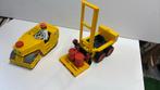Playmobil heftruck en walsmachine, Ophalen of Verzenden, Zo goed als nieuw