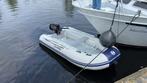 Rubberboot met 6PK buitenboordmotor, Watersport en Boten, Aluminium, Zo goed als nieuw, Benzine, Minder dan 70 pk
