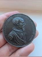 Penning leiden Burgemeester Adriaan van der Werff 1604 tin, Ophalen of Verzenden, Vóór koninkrijk