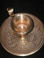 Antiek Brass Kaars Kandelartje, Ophalen of Verzenden