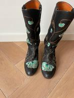 Sendra Cowboy Laarzen Maat 39 - Leer met Bloemen, Kleding | Dames, Schoenen, Hoge laarzen, Zwart, Ophalen of Verzenden, Zo goed als nieuw
