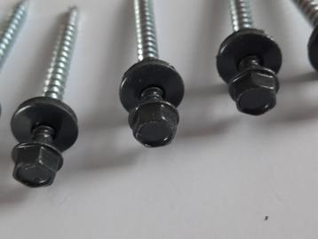 50 st Sandwichpaneel schroeven ral 7016 ANTRACIET GRIJS 55mm beschikbaar voor biedingen