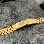 21k gouden armband Rolex schakel versace, Sieraden, Tassen en Uiterlijk, Ophalen of Verzenden, Nieuw, Goud