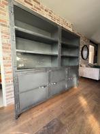 Industriële stalen kast, Giga meubel, Ophalen of Verzenden, Zo goed als nieuw, Industrieel