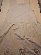 Mouwloze jurk/overgooier, Kleding | Dames, Maat 38/40 (M), Beige, Ophalen of Verzenden, Zo goed als nieuw