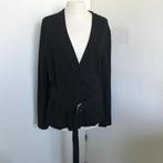 Vanilia jasje zwart reliëfstof maat 44, Kleding | Dames, Ophalen of Verzenden, Zo goed als nieuw, Maat 42/44 (L), Zwart