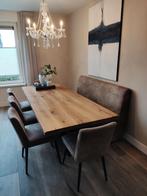 Luxe Eetkamerbank (170cm) van microleer, Huis en Inrichting, Banken | Bankstellen, Ophalen, Minder dan 75 cm, 150 tot 200 cm, Zo goed als nieuw