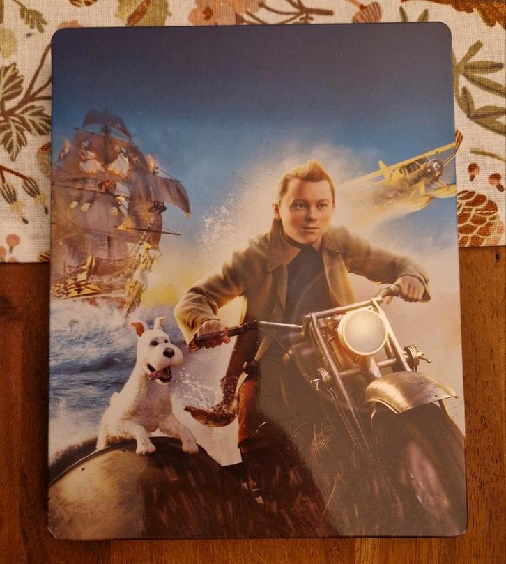 Kuifje – Het Geheim Van De Eenhoorn (Steelbook) Blu-Ray, Cd's en Dvd's, Blu-ray, Zo goed als nieuw, Actie, Ophalen of Verzenden