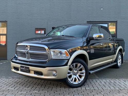 Dodge Ram 1500 Longhorn 5.7L V8 Hemi 401PK CrewCab LPG 4X4 A, Auto's, Dodge, Bedrijf, Te koop, RAM 1500, Lederen bekleding, Metallic lak