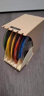 5 Bandrecorder Banden + Vintage Opbergbox, Audio, Tv en Foto, Bandrecorders, Ophalen of Verzenden