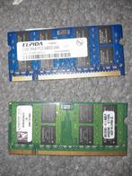 2x2 gb DDR2 Laptop geheugens.pc2, Ophalen of Verzenden, DDR2, Laptop