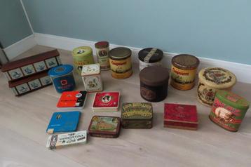 Diversen blikken - 19 stuks - Tabak beschikbaar voor biedingen