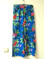 G14 MADE IN ITALY broek travelstof wijde pijpen blauw S 36, Blauw, Nieuw, Ophalen of Verzenden, Made In Italy