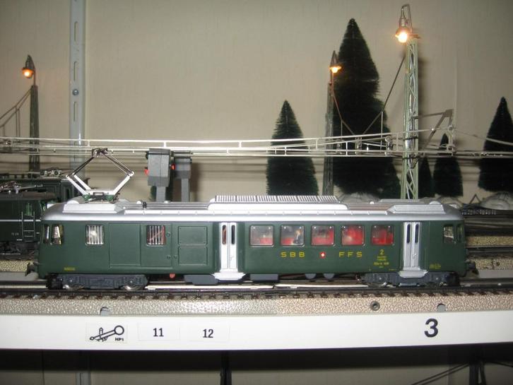 HAG 150 SBB zware Triebwagen serie RBe 4/4 in ovp v. Marklin, Hobby en Vrije tijd, Modeltreinen | H0, Zo goed als nieuw, Locomotief