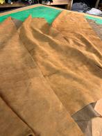 Suede Bruine leer lapen 3 stuks SB1-2-3, Hobby en Vrije tijd, Stoffen en Lappen, Bruin, Leer of Kunstleer, Nieuw, Ophalen of Verzenden