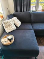 Hoekbank te koop donkergrijs zgan, Ophalen of Verzenden, Zo goed als nieuw, 150 cm of meer, Vierpersoons of meer