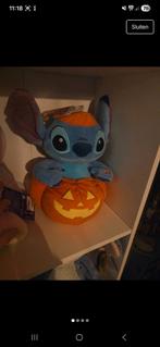 Stitch Knuffel in Pompoen Kostuum - Nieuwstaat, Ophalen of Verzenden, Zo goed als nieuw, Overige typen