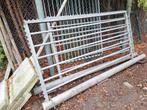Gegalvaniseerde poort, Ophalen, Gebruikt, 150 tot 200 cm, IJzer