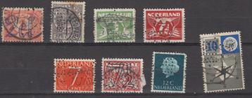 8 zegels perfin N.B.V. beschikbaar voor biedingen