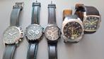 Set van 5 horloges Breil Diesel Pulsar Prisma, Overige merken, Staal, Polshorloge, Ophalen of Verzenden