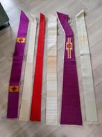 Vintage religieuze stola's. Diverse kleuren/patronen., Ophalen of Verzenden
