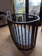 Stokke Sleepi Bed Hazy Grey + Matras & Mini Bodem, Ophalen, Gebruikt, Ledikant