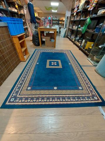 Vloerkleed 220x150 cm - Blauw beschikbaar voor biedingen