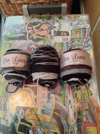 Eva Lurex Wol - Zwart/Grijs - 3 Bollen, Ophalen of Verzenden, Nieuw, Breien of Haken, Wol of Garen