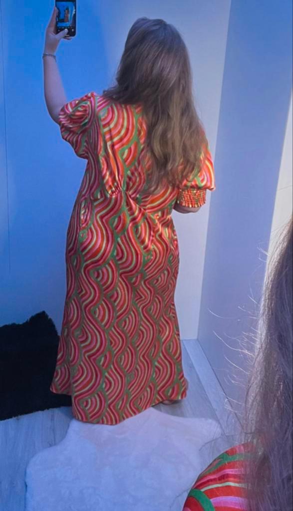 Never Fully Dressed Rainbow Lindos Jurk EU 50, Kleding | Dames, Jurken, Zo goed als nieuw, Maat 46/48 (XL) of groter, Overige kleuren