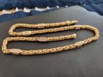 14K Gouden Koningsketting 66cm, Sieraden, Tassen en Uiterlijk, Kettingen, Ophalen of Verzenden, Zo goed als nieuw, Goud, Goud