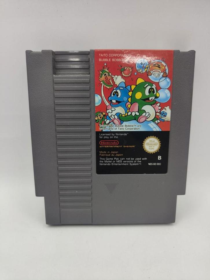 Bubble Bobble - NES Klassieker!, Spelcomputers en Games, Games | Nintendo NES, Gebruikt, Platform, 2 spelers, Vanaf 3 jaar, Eén computer