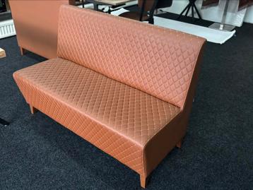 Horecabank Cognac  | 120cm lang beschikbaar voor biedingen