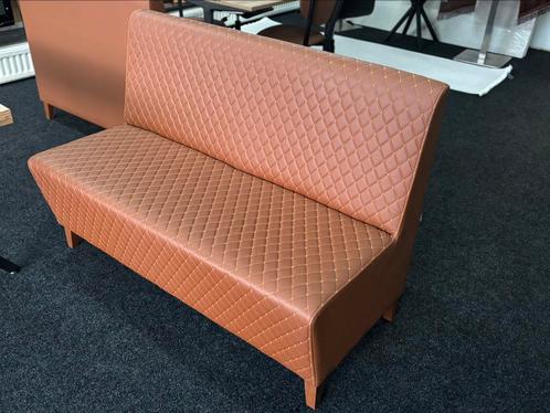 Horecabank Cognac  | 120cm lang, Zakelijke goederen, Horeca | Meubilair en Inrichting, Ophalen of Verzenden