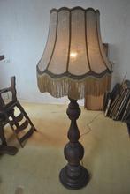 Staande lamp, vintage, hout, Ophalen, Huis en Inrichting