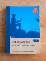 Het ontwerpen van een onderzoek - 9789462365070, Boeken, Ophalen of Verzenden, Zo goed als nieuw, HBO