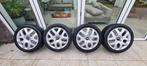 Lichtmetalen velgen met winterbanden 18", Ophalen, Gebruikt