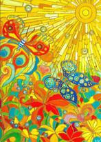 Ansichtkaart	Vlinders	in de zon	(Manika Kaminska), Verzamelen, Verzenden, 1980 tot heden, Ongelopen, Cultuur en Media