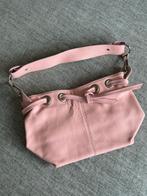 Handtas schoudertas vera pelle leer roze, Ophalen of Verzenden, Zo goed als nieuw, Roze, Schoudertasje