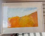 Heuvellandschap Schilderij - Afmetingen 30x40 cm, Antiek en Kunst, Ophalen