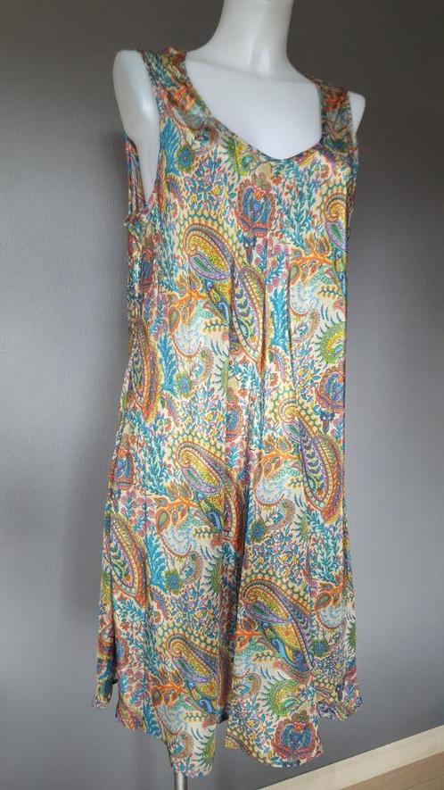 jurk Ipanima - wijd - kleurige drukke print - NIEUW! - L/XL, Kleding | Dames, Jurken, Nieuw, Maat 42/44 (L), Overige kleuren, Onder de knie