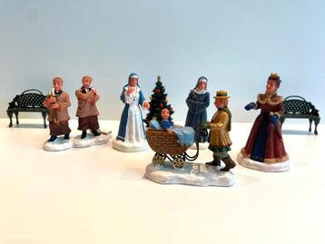 Lemax Church figuren, set of 8 (Very Rare) beschikbaar voor biedingen